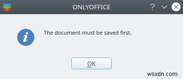 OnlyOffice Desktop Editors 5.5.1 - अच्छा लेकिन बेहतर हो सकता है