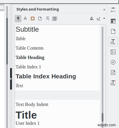 LibreOffice Styles - My Style is the Bomb दीदी बम दी डेंग