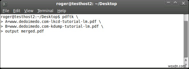 लिनक्स में PDF दस्तावेज़ों को कैसे मर्ज करें - ट्यूटोरियल