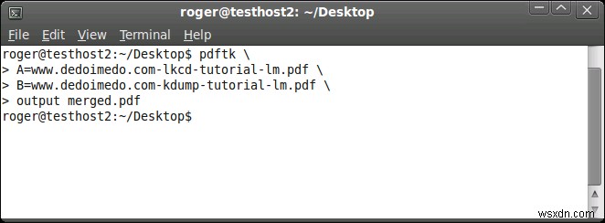 लिनक्स में PDF दस्तावेज़ों को कैसे मर्ज करें - ट्यूटोरियल