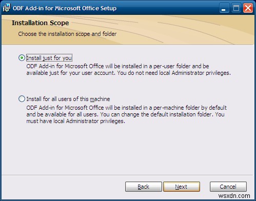 OpenOffice फ़ाइलों को Microsoft Office फ़ाइलों में/से कनवर्ट करना
