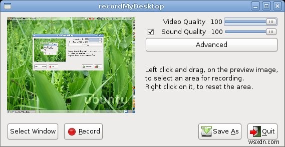 recordMyDesktop