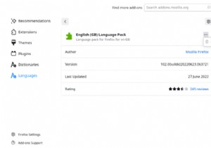 फ़ायरफ़ॉक्स, भाषा पैक और निकालने का तरीका