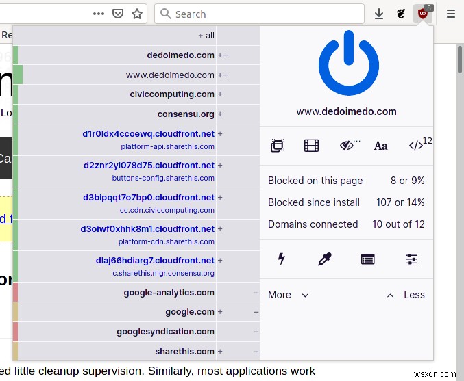 UBlock उत्पत्ति - एक शक्तिशाली इंटरनेट शुद्धिकरण उपकरण