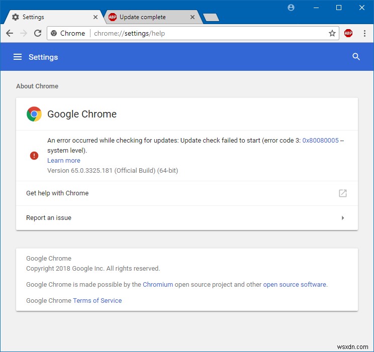 Google Chrome अपडेट समस्याएं - समाधान