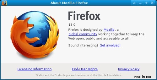 Firefox 13 - एक तरह की समीक्षा