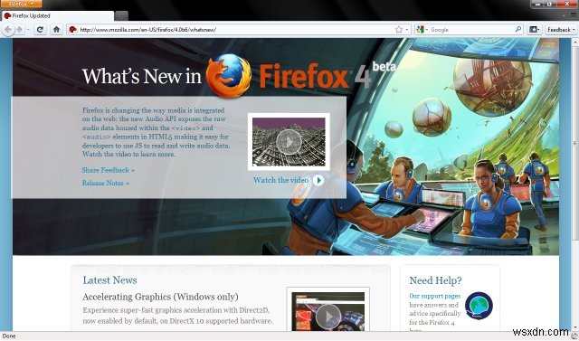 फ़ायरफ़ॉक्स 4 बनाम इंटरनेट एक्सप्लोरर 9 - आगे बढ़ें!