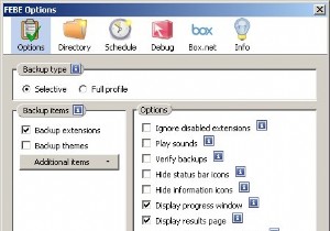 FEBE, CLEO और MozBackup के साथ अपने Firefox का बैकअप लें