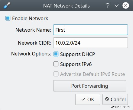 वर्चुअलबॉक्स और NAT नेटवर्क कॉन्फ़िगरेशन ट्यूटोरियल