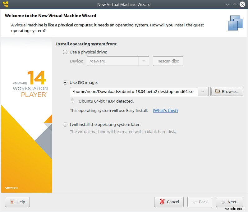 VMware प्लेयर 14 समीक्षा - वैकल्पिक वास्तविकता