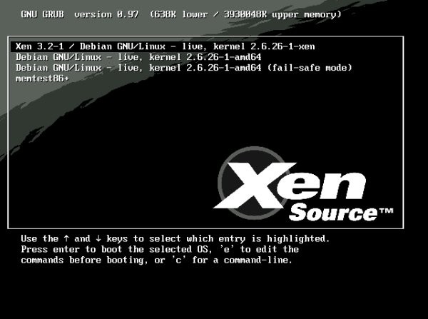 Xen लाइव सीडी के साथ Xen वर्चुअलाइजेशन का अन्वेषण करें