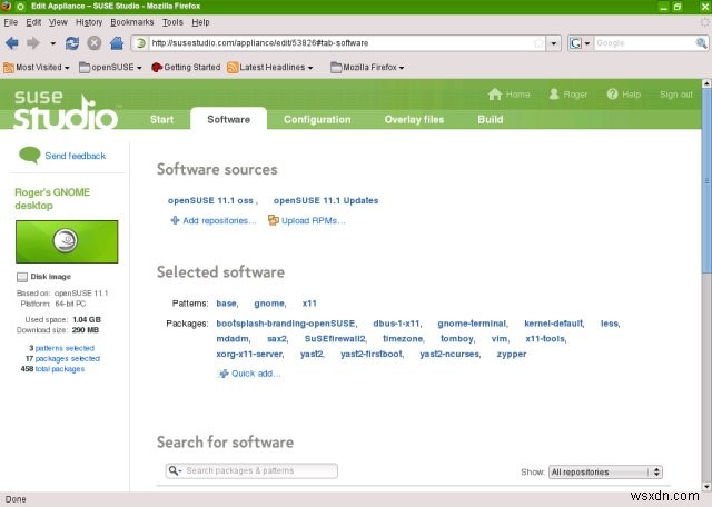 SUSE स्टूडियो - अपना खुद का Linux बनाएं