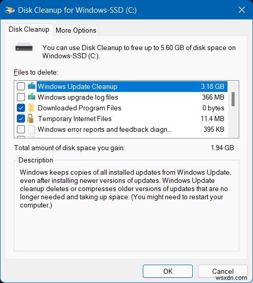 Windows में डिस्क स्पेस क्लीनअप टूल और विधियां