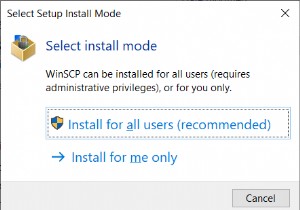 WinSCP - एक सक्षम, उपयोगी FTP क्लाइंट