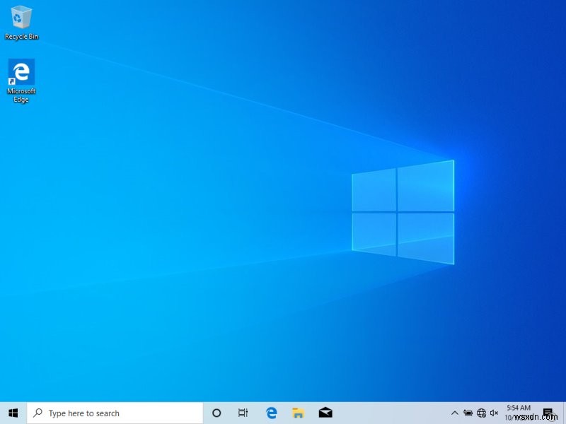 Windows 10 हाल ही में निर्मित और स्थानीय खाता सेटअप