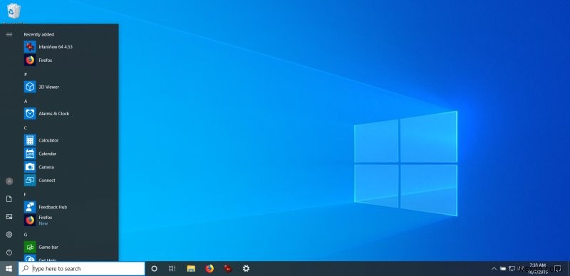 Windows 10 हाल ही में निर्मित और स्थानीय खाता सेटअप