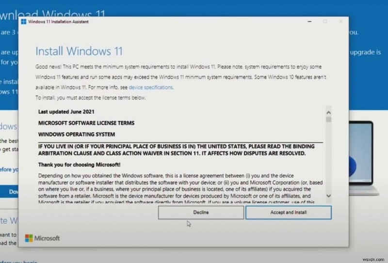 Windows 11 निःशुल्क अपग्रेड:Windows 11 स्थापना सहायक का उपयोग करना