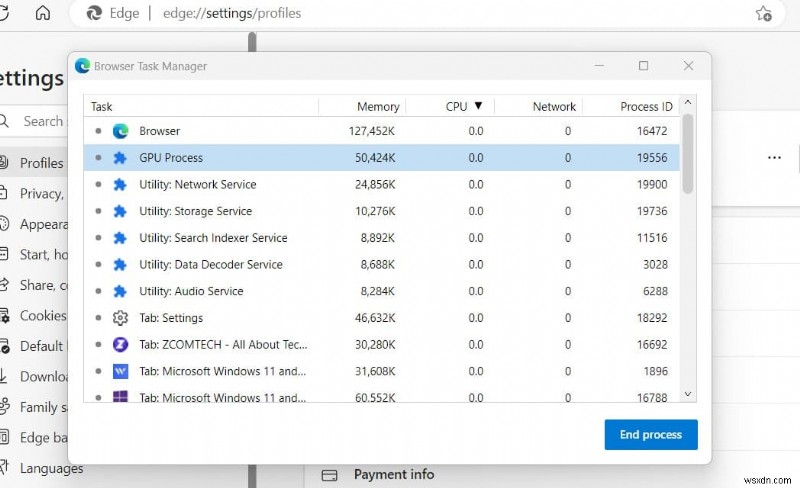 मैं Windows 11 पर Microsoft Edge के उच्च CPU उपयोग को कैसे ठीक करूं?