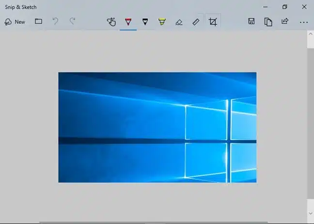 Windows 10 संस्करण 2004 में स्निप और स्केच के साथ स्क्रीन स्निप कैसे लें