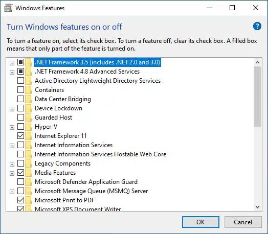 हल किया गया:Windows 10 में त्रुटि कोड 0x800f0950 (.Net Framework 3.5)