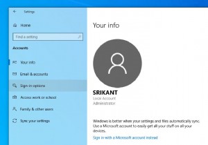 Windows 10 स्थानीय खाता बनाम Microsoft खाता, कौन सा आपके लिए सबसे अच्छा है?