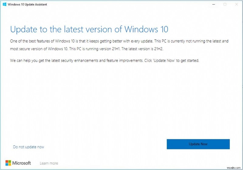 सुविधा अद्यतन Windows 10 संस्करण 21H2 स्थापित करने में विफल (5 त्वरित समाधान)