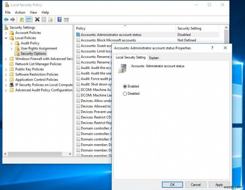 Windows 10, 8.1 और 7 पर हिडन एडमिनिस्ट्रेटर अकाउंट कैसे इनेबल करें