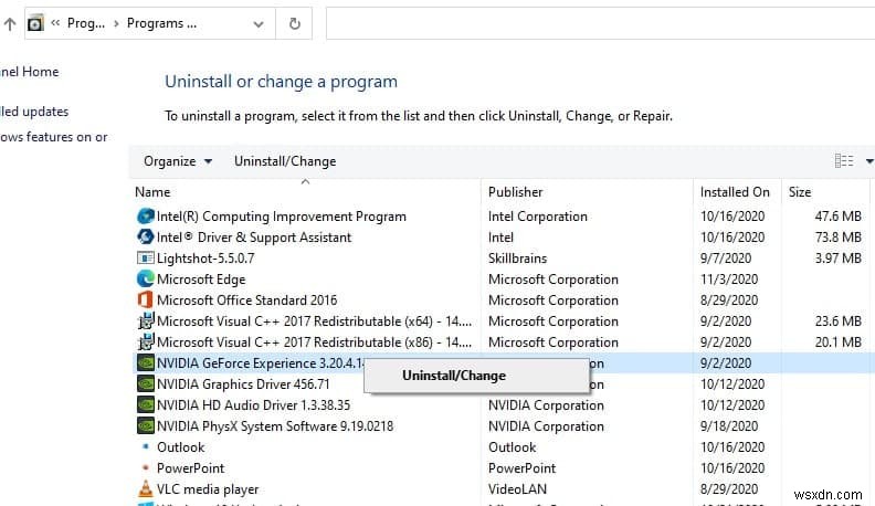 हल किया गया:NVIDIA कंट्रोल पैनल विंडोज 10 अपडेट 2022