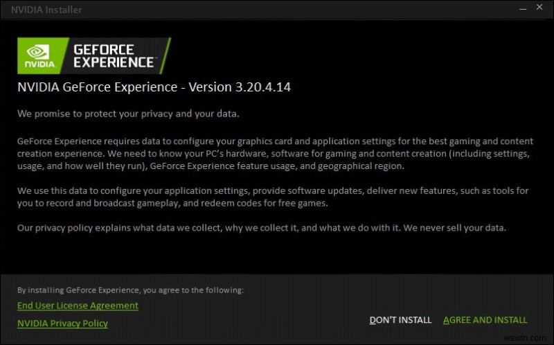 Windows 10 में GeForce अनुभव त्रुटि कोड 0x0003 को कैसे ठीक करें