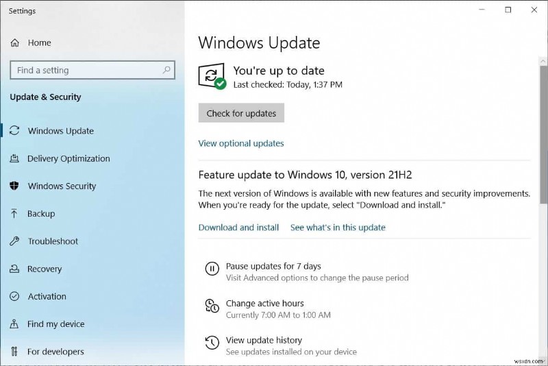 Windows 10 संस्करण 21H2 स्थापित करने में विफल? यहां इसे सही तरीके से कैसे प्राप्त करें