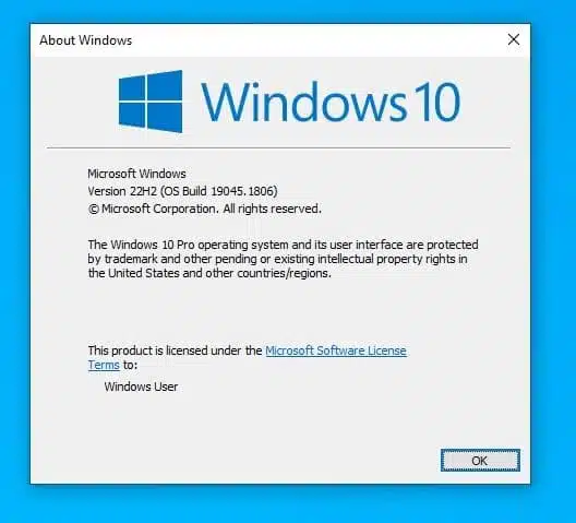 Windows 10 22H2 अपडेट असिस्टेंट टूल के साथ डाउनलोड करें