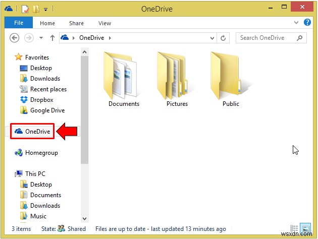 Windows 8.1 में OneDrive क्लाउड स्टोरेज से परिचित होना