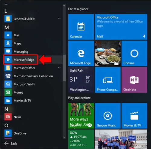 Microsoft Edge की खोज:Windows 10 का नया अंतर्निहित ब्राउज़र