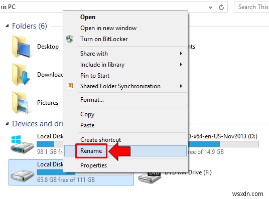 Windows 8.1 में हार्ड ड्राइव विभाजन के साथ कार्य करना