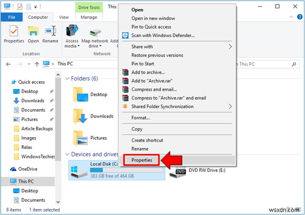 Windows 10 में चेक डिस्क यूटिलिटी का उपयोग कैसे करें