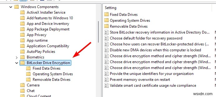 सक्रिय निर्देशिका में BitLocker पुनर्प्राप्ति कुंजियों को सुरक्षित रूप से संग्रहीत और प्रबंधित करें 