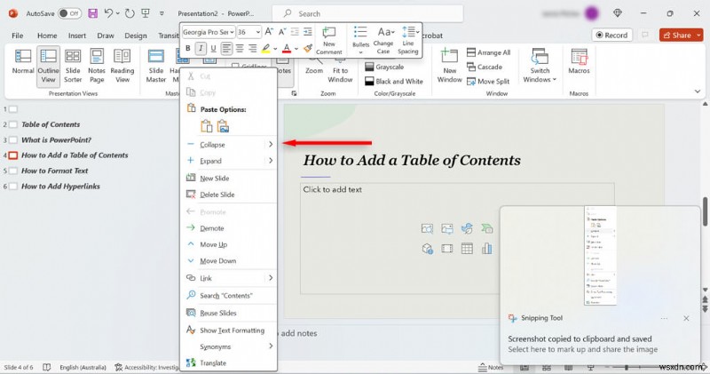 PowerPoint में एक पेशेवर सामग्री तालिका स्लाइड बनाएं - चरण-दर-चरण मार्गदर्शिका 