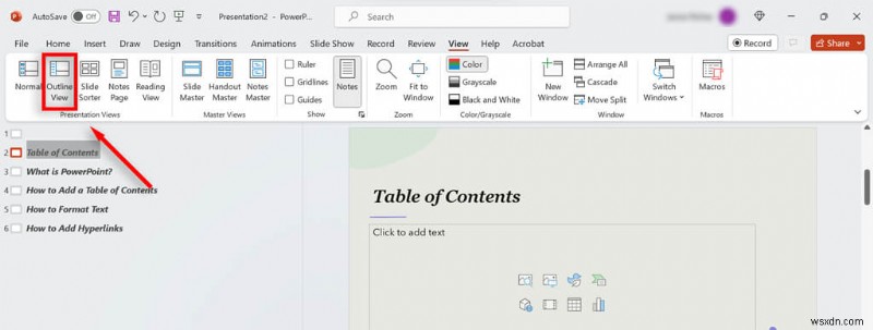 PowerPoint में एक पेशेवर सामग्री तालिका स्लाइड बनाएं - चरण-दर-चरण मार्गदर्शिका 