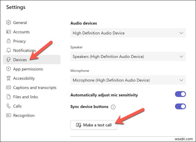 Microsoft टीम ऑडियो का परीक्षण करें:कॉल और मीटिंग साफ़ करने के लिए त्वरित चरण 