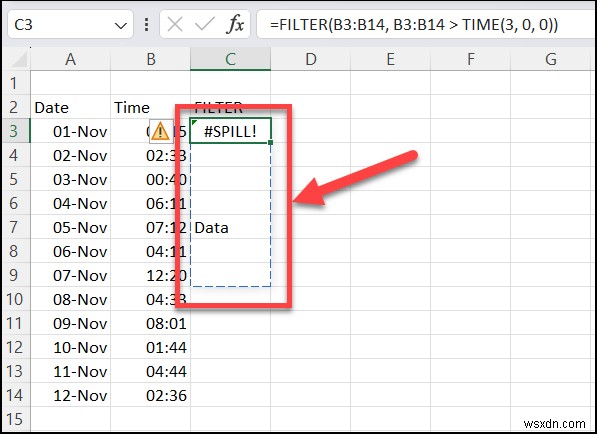 Excel में #SPILL त्रुटि का समाधान करें:स्मूथ स्पिलिंग के लिए चरण-दर-चरण समाधान 