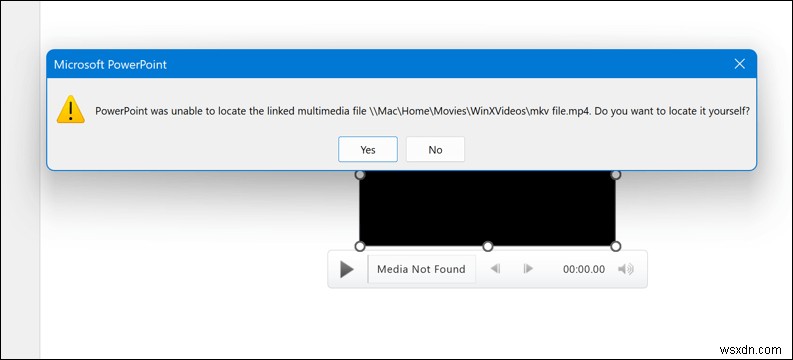 PowerPoint  मीडिया नहीं चला सकता  त्रुटियों को शीघ्रता से हल करें 