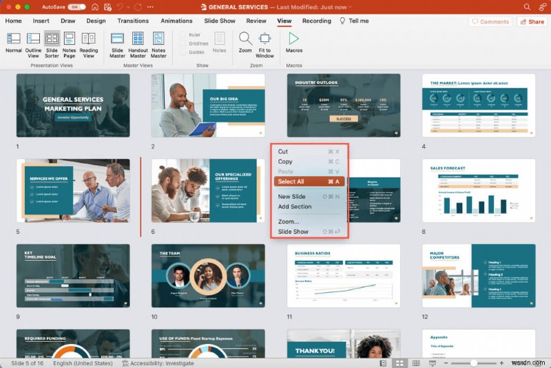 PowerPoint में आसानी से एकाधिक या सभी स्लाइड्स का चयन करें - त्वरित मार्गदर्शिका 