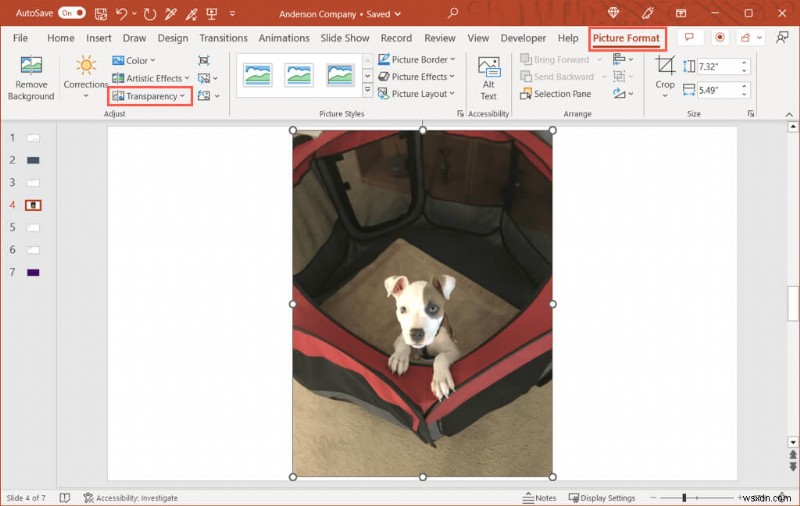 PowerPoint में छवियों और स्लाइड पृष्ठभूमि को आसानी से पारदर्शी बनाएं 