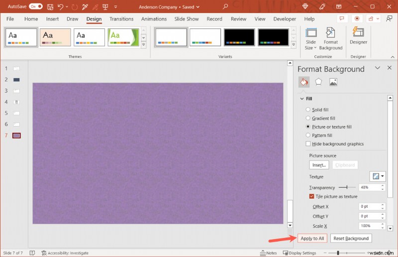 PowerPoint में छवियों और स्लाइड पृष्ठभूमि को आसानी से पारदर्शी बनाएं 