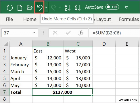 Microsoft Excel में सेल को अलग करने के 4 सरल तरीके 