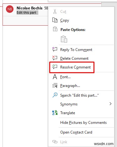 त्वरित मार्गदर्शिका:Microsoft Word में टिप्पणियाँ सम्मिलित करें, संपादित करें या हटाएँ 