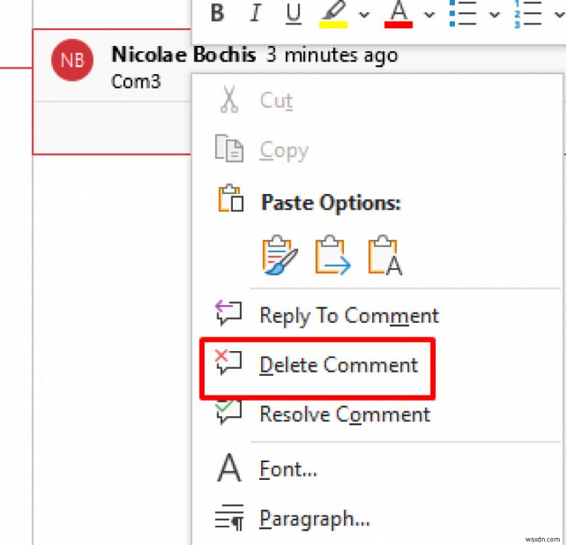 त्वरित मार्गदर्शिका:Microsoft Word में टिप्पणियाँ सम्मिलित करें, संपादित करें या हटाएँ 
