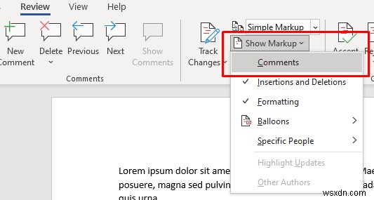 त्वरित मार्गदर्शिका:Microsoft Word में टिप्पणियाँ सम्मिलित करें, संपादित करें या हटाएँ 