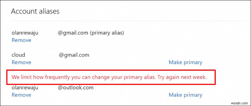 आसानी से अपना Microsoft खाता ईमेल अपडेट करें:उपनाम जोड़ें, निकालें और स्विच करें 