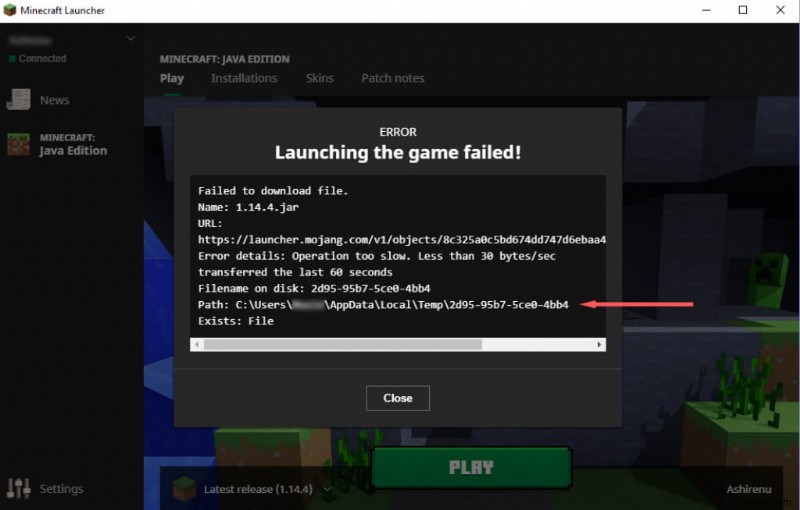 Minecraft की  फ़ाइल डाउनलोड करने में विफल  त्रुटि को ठीक करें - 5 सिद्ध समाधान 